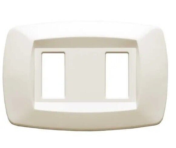PLACCA PER SERIE MAGIC AVORIO A DUE POSTI