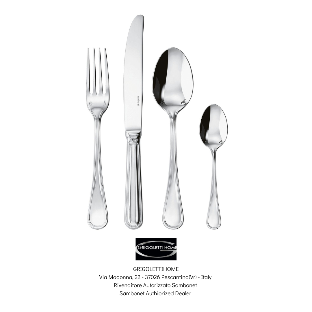 Sambonet - Contour Monoblocco -Set Posate 4 pezzi 1 persona | -20% | Rivenditore