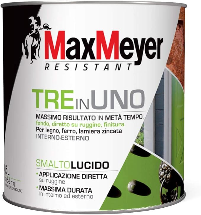 MAX MEYER - SMALTO ANTIRUGGINE 3 IN1 PANNA 500ML