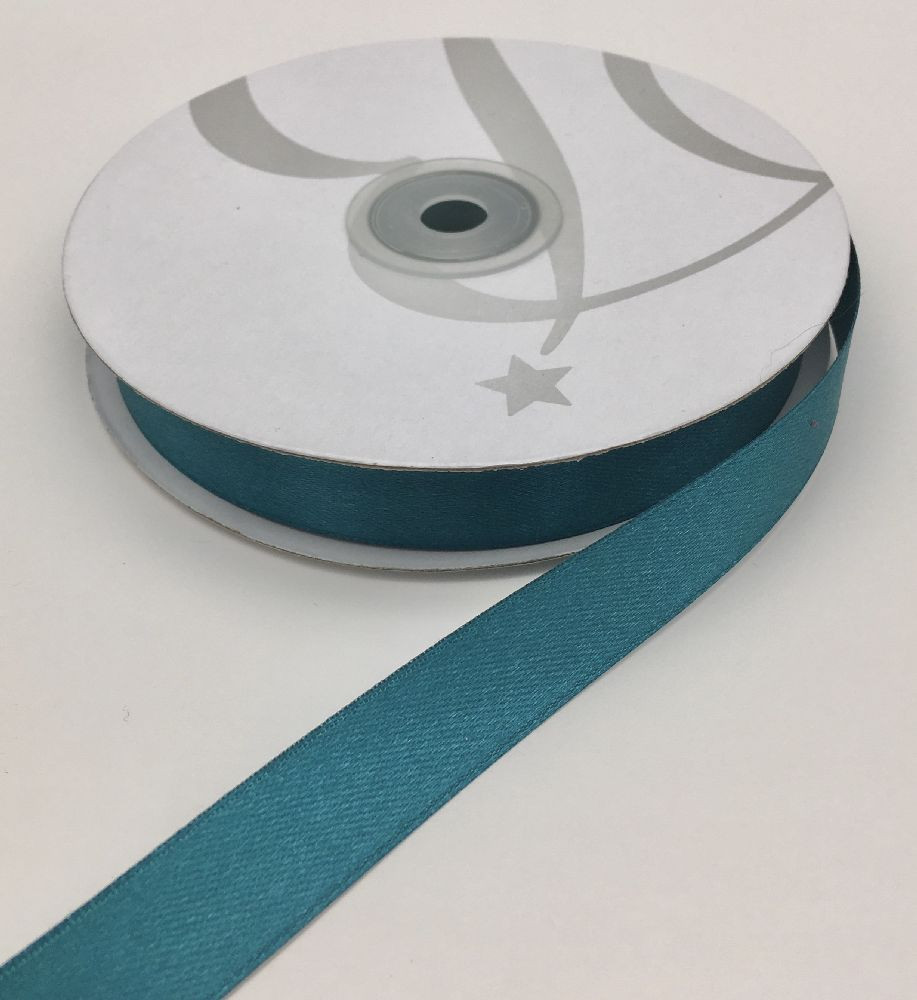 Nastro Doppio Raso 15 mm x 50 metri Colore OTTANIO 0W1E