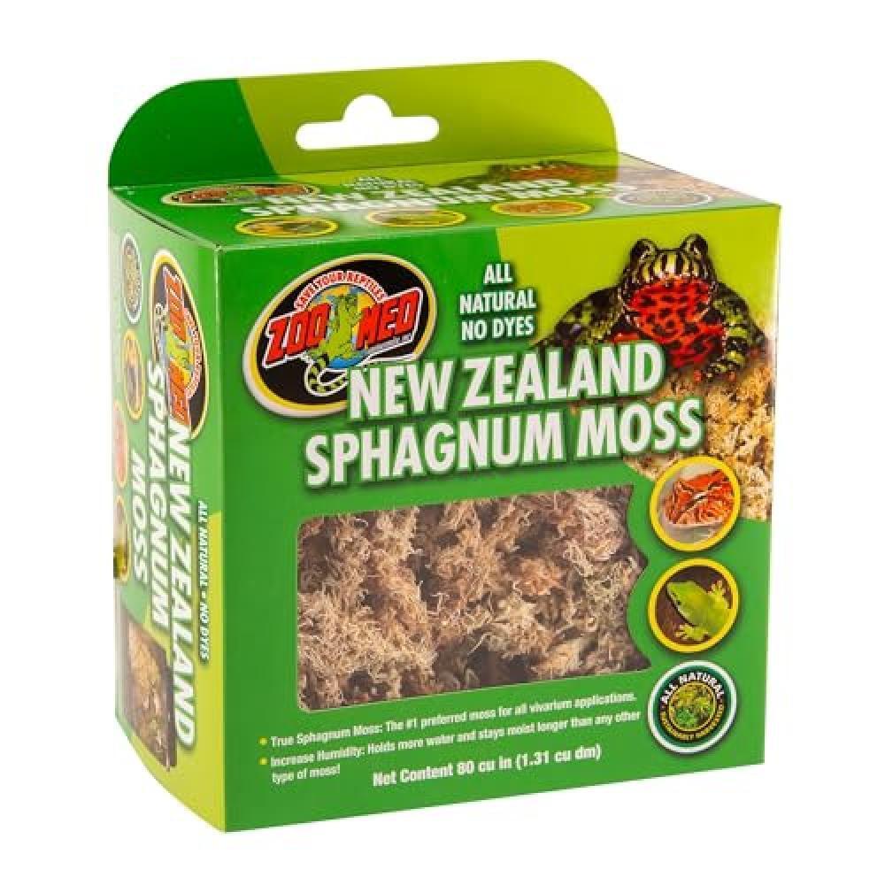 (TG. 1.3 l (Confezione da 1)) Zoo Med New Zelanda Sphagnum Moss - Substrato Natu