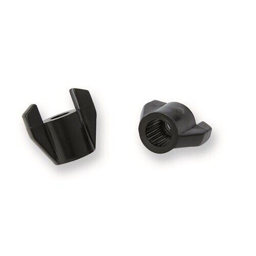 MANIGLIETTA IN ABS NERO BROCCIATO 8X20 AL PZ