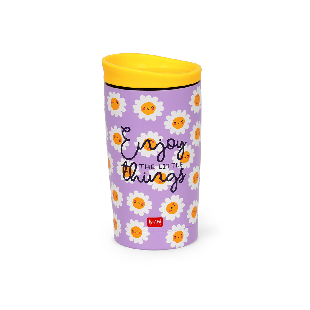 Vacuum Tumbler - Hot & Cold - Tumbler Daisy | Legami