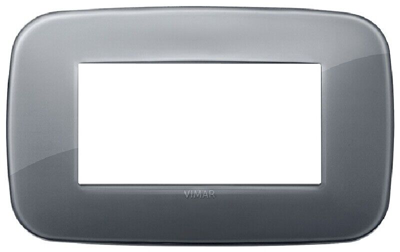Vimar 19684.61 Arke - placca 4 moduli grigio fumè