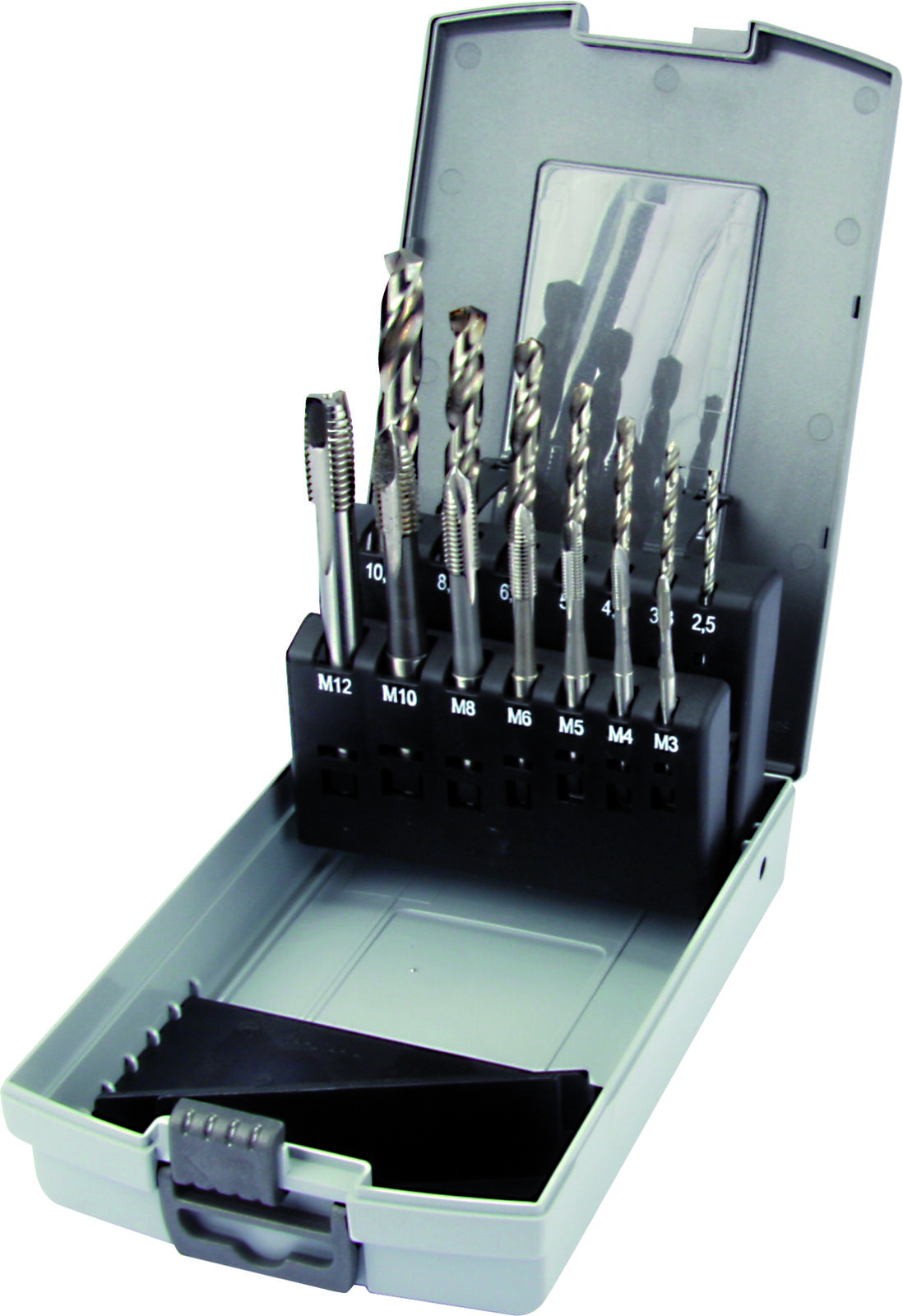 USAG 988 LA/S14 KIT M3-M12 SET PUNTE E MASCHI  MASCHIO PER FILETTATURE FILETTARE