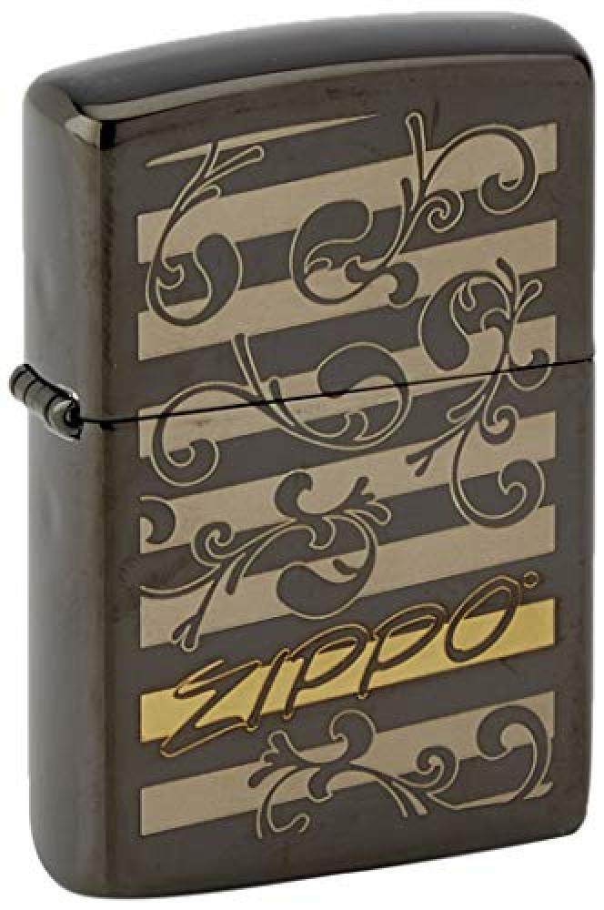 (TG. unica) Zippo 60001857 Accendini, Ottone, Black Ice, Unico - NUOVO