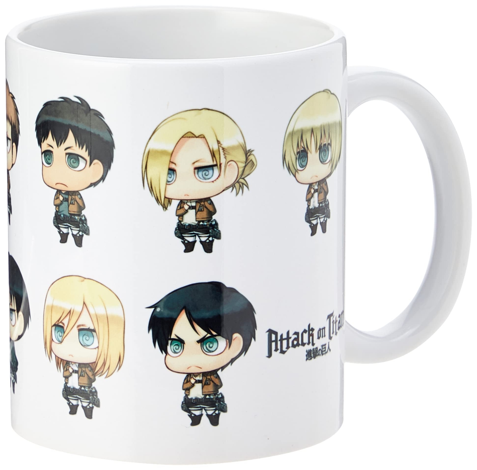 GB eye Ltd, Tazza Attack On Titan, all Chimis, Legno, Vari, 320 Millilitri