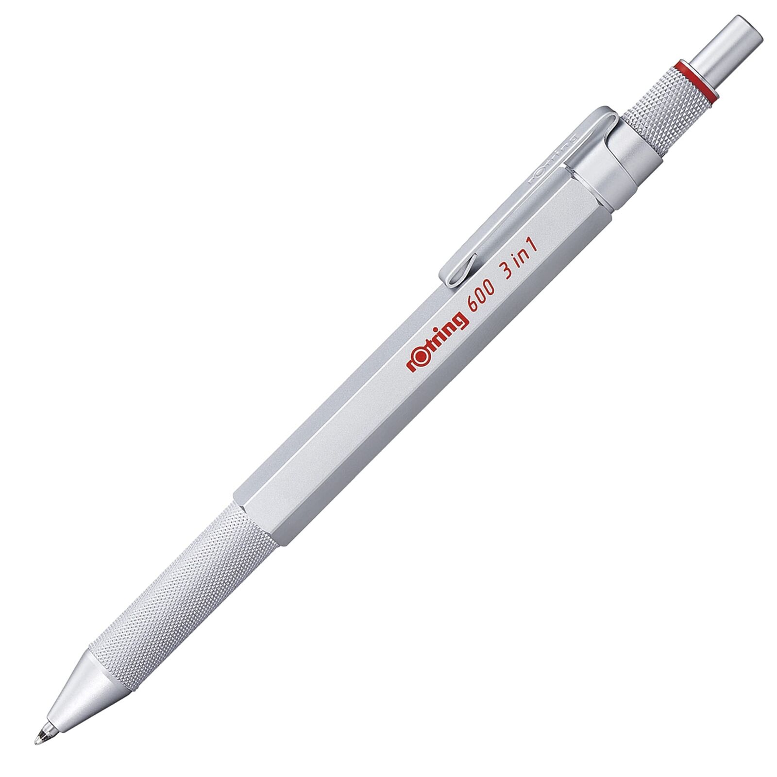 rOtring 600 3-in-1 Multicolour Pen and Mechanical Pencil   Black & Red Ballpoint