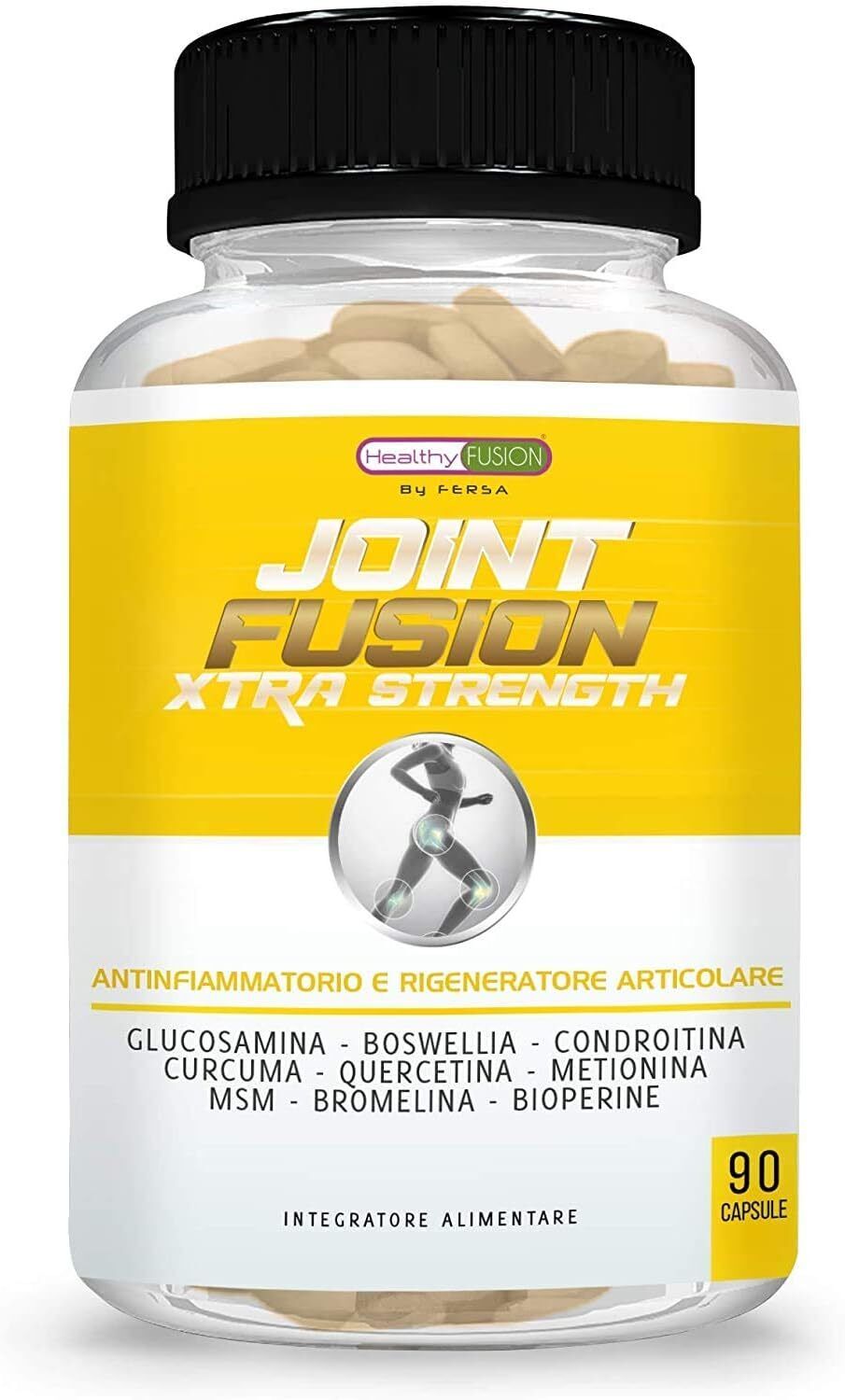 Joint Fusion | Potente antinfiammatorio e analgesico | Curcuma + Condroitina...