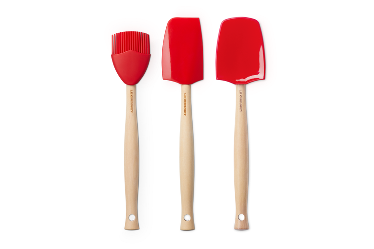 Le Creuset - Set 3 Spatole Craft Ciliegia Le Creuset - Spatole per Pentole