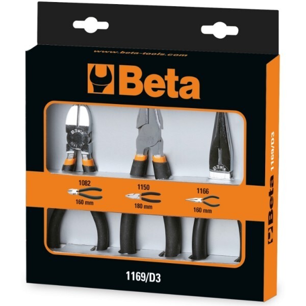 BE-1169/D3 ASSORTIMENTI 2PINZE+1TRONCHESE /D3