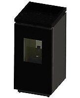 Cola Stufe Stufa ENERGY VETRO Nero LAA4H90Y ventilata, colore rivestimento crist