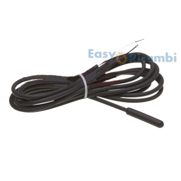 SONDA NTC 10K ACQUA CALDAIA TERMORESISTENZA STUFE PELLET CAVO DA 200cm 120Gradi