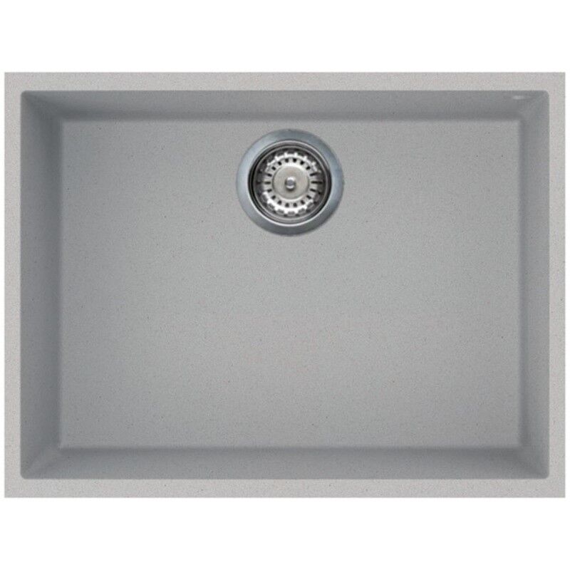 Lavello Elleci Incasso Sottotop Quadra 1 Vasca LMQ11079BSONA 58x44 Aluminium