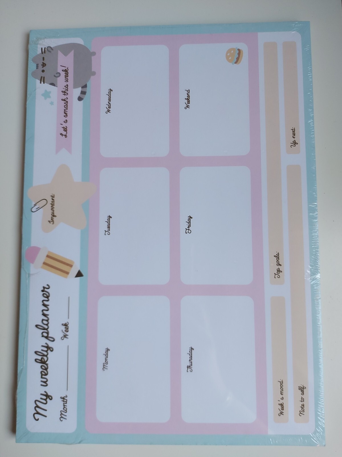 Pusheen Weekly Planner A4