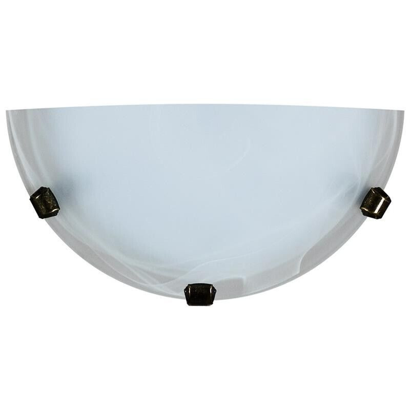DUNA LAMPADA APPLIQUE DA PARETE E27 1 LUCE BIANCA