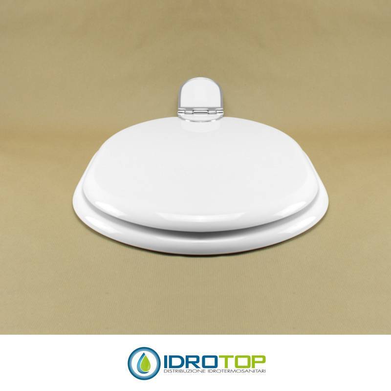 Copriwater SENZA CERNIERA sedile serie Absolute Lirika di Ideal Standard Bianco