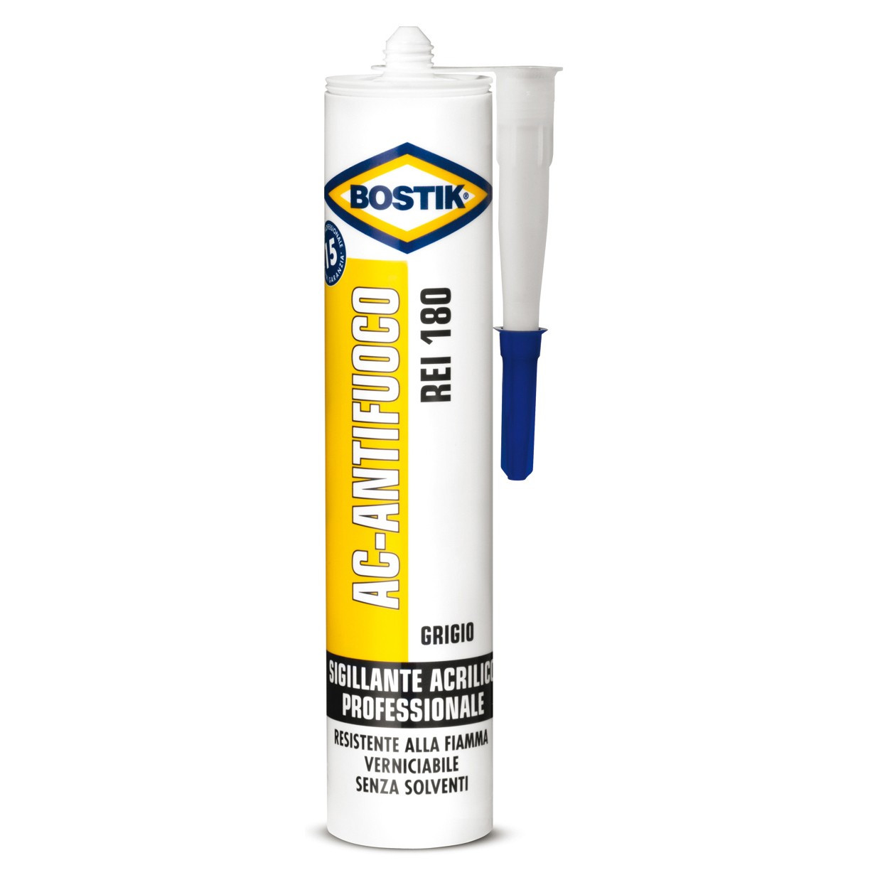 Silicone Bostik Ac-Antifuoco 300 ml Grigio