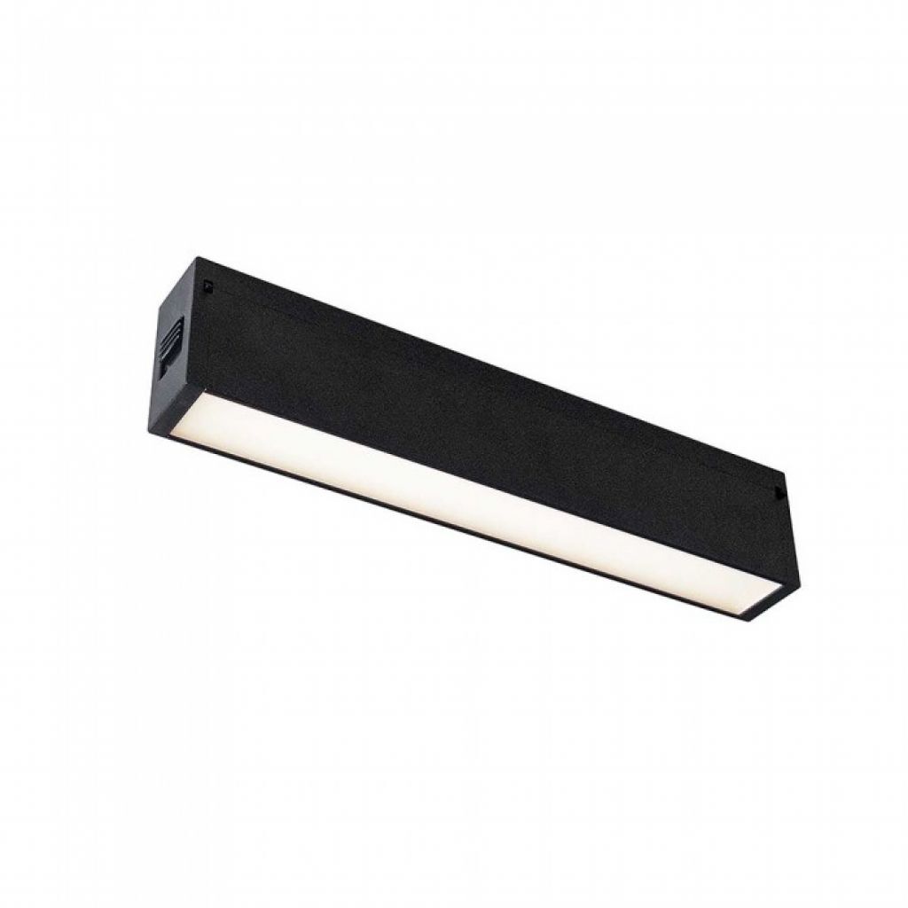 1 pz 20W LED Magnetic SMD Linear Light Black IP20 24V 4000K