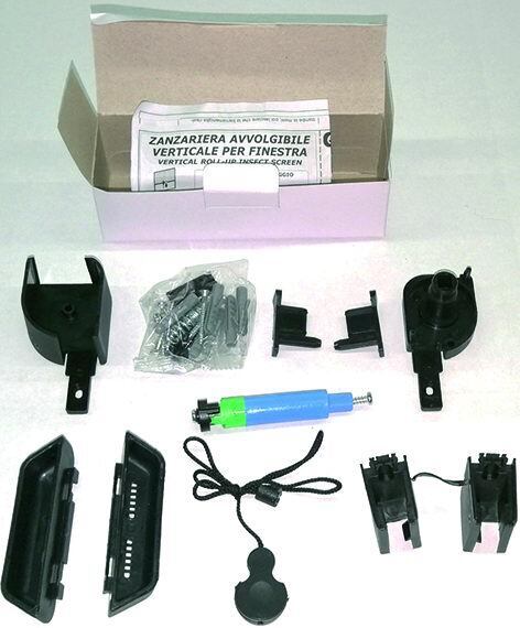 RICAMBI ZANZARIERE VERTICALI KIT ACCESSORI