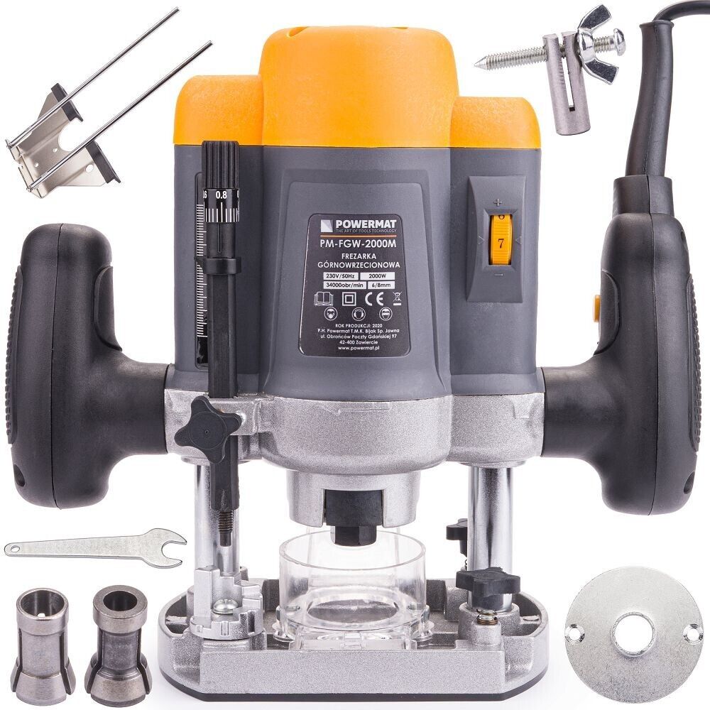 Fresatrice Tagliabordi Verticale per Legno Elettrica Fresatrice per Legno 2000 W