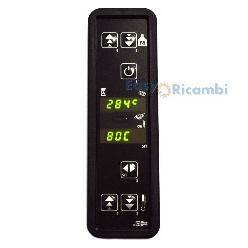 Scheda Tastiera Display LED veritcale MICRONOVA C024 2 righe 4 digit 170x53x24mm