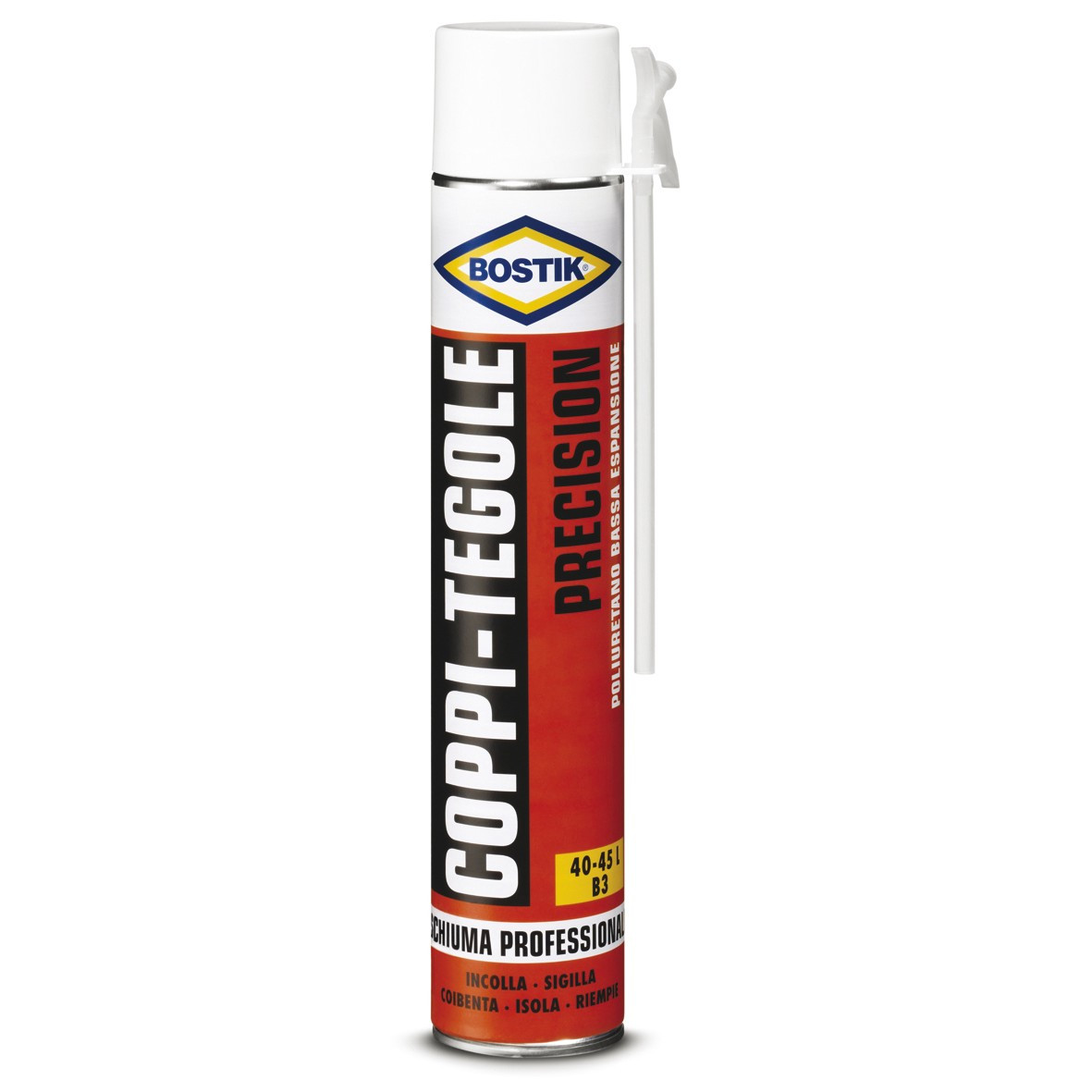 Schiuma coppi e tegole Precision Bostik 750 ml manuale