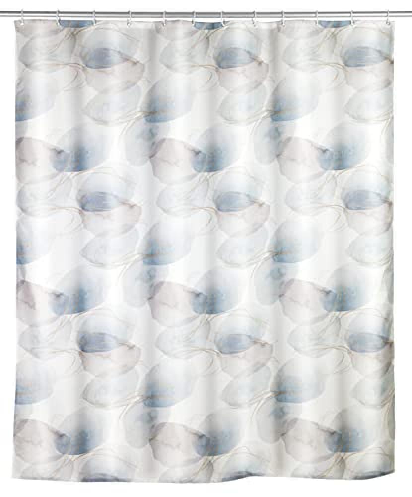 (TG. 180L x 180A cm (1 Pannelli)) WENKO Tenda per doccia antimuffa Navan, tenda