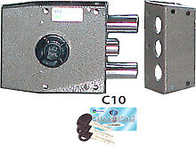 SERRATURA MOTTURA 411 C10 CIL.30 DX