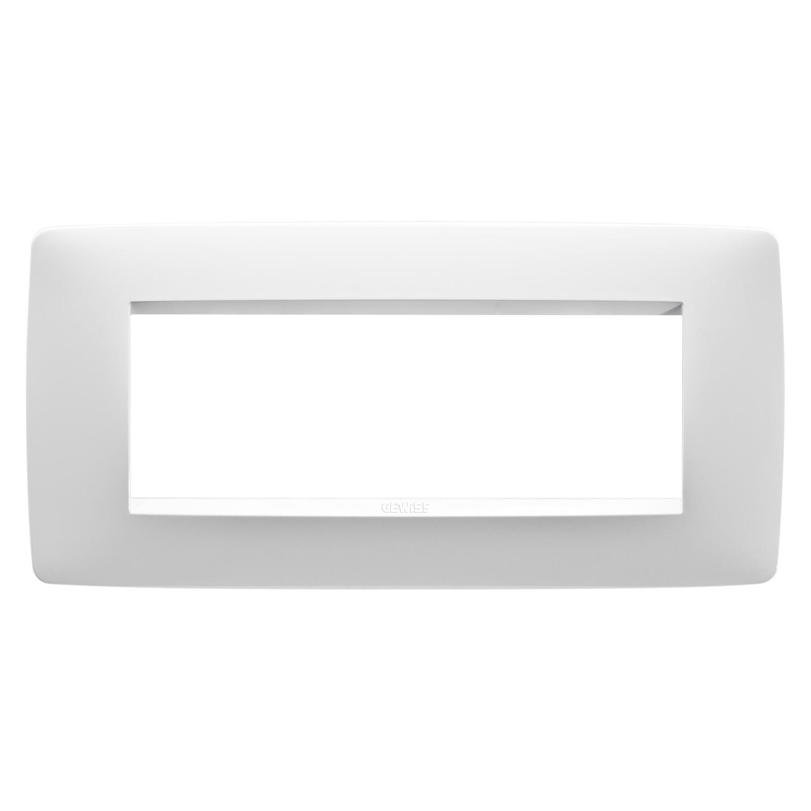 Gewiss GW16106TB Chorus - placca 6 moduli bianco latte