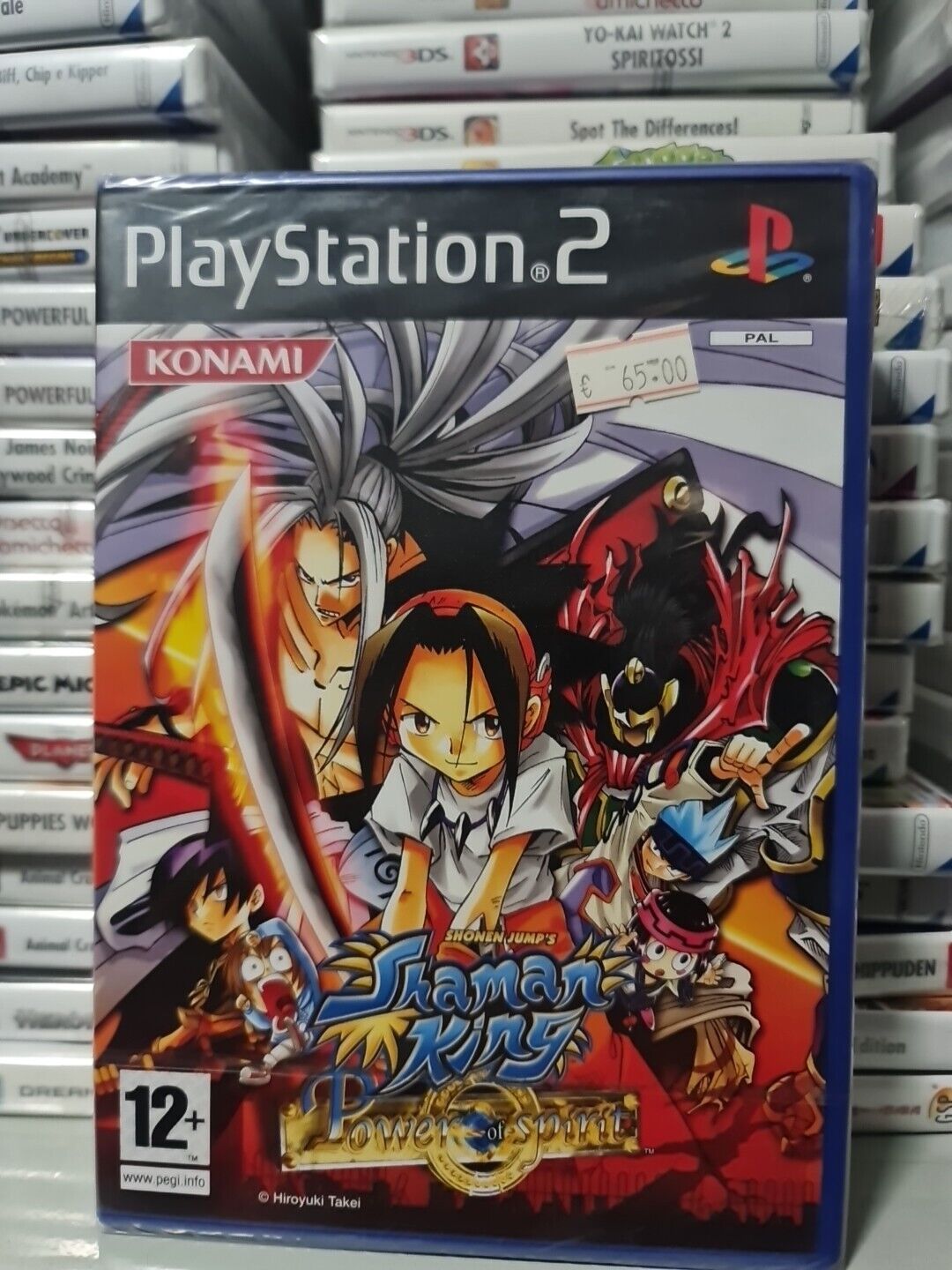 SHAMAN KING POWER OF SPIRIT - PS2 - PLAYSTATION 2 KONAMI PAL  ITA