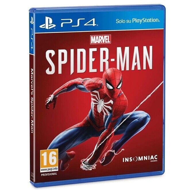 MARVEL SPIDER-MAN PS4 GIOCO ITALIANO VIDEOGIOCO PLAYSTATION 4 SPIDERMAN PAL ITA