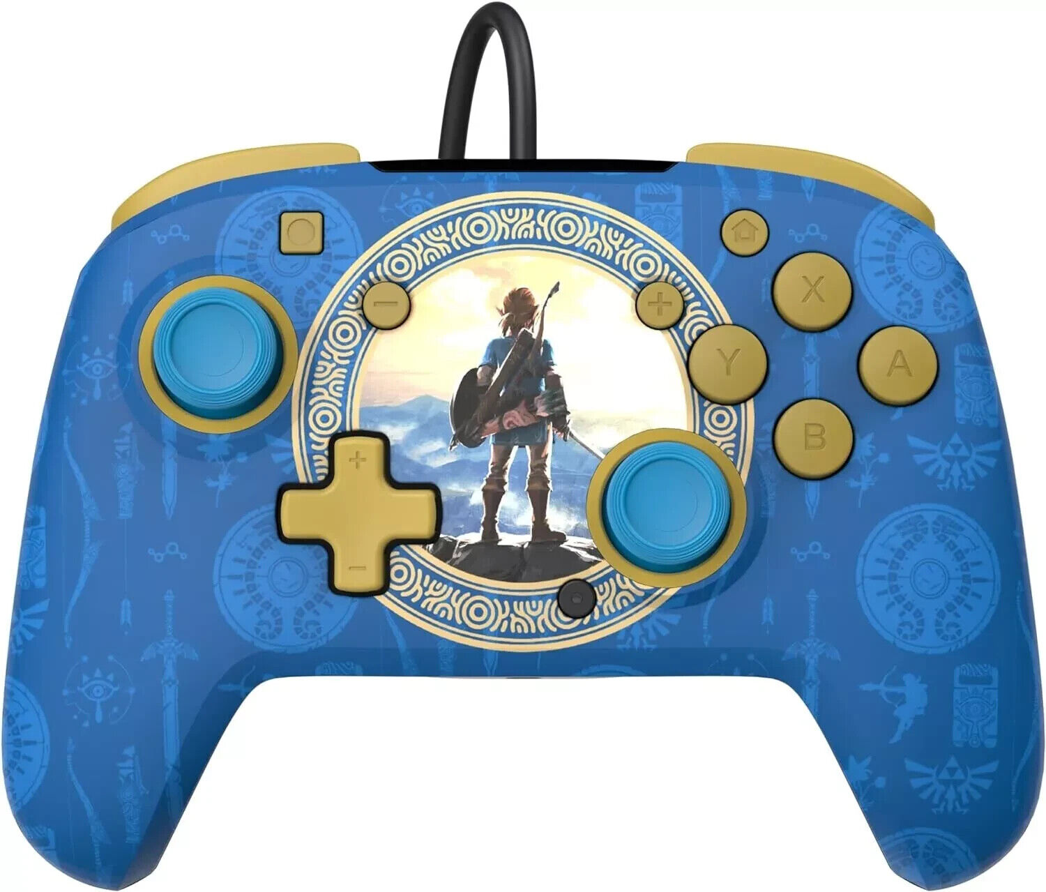 PDP REMATCH WIRED CONTROLLER NINTENDO SWITCH ZELDA BREATH OF THE WILD LICENSED