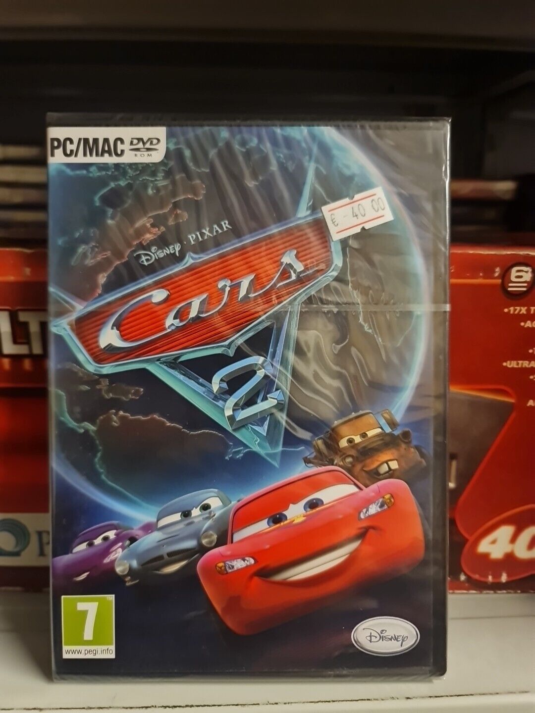 Videogioco per PC/MAC DVD Cars 2 Disney Pixar 7+ 2011 gioco macchine elettronica