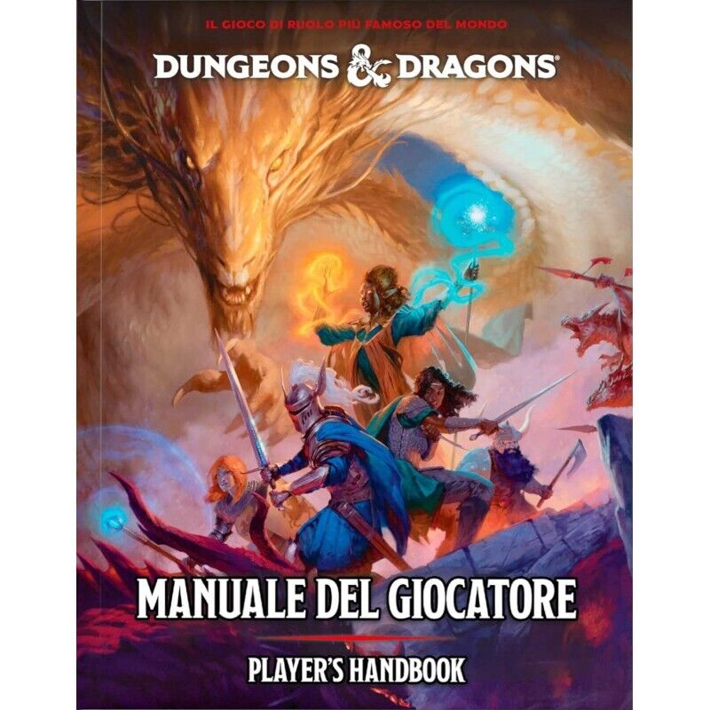 DUNGEONS & DRAGONS LIBRO RPG "PLAYER'S HANDBOOK" 2024 D&D MANUALE GIOCATORE ITA