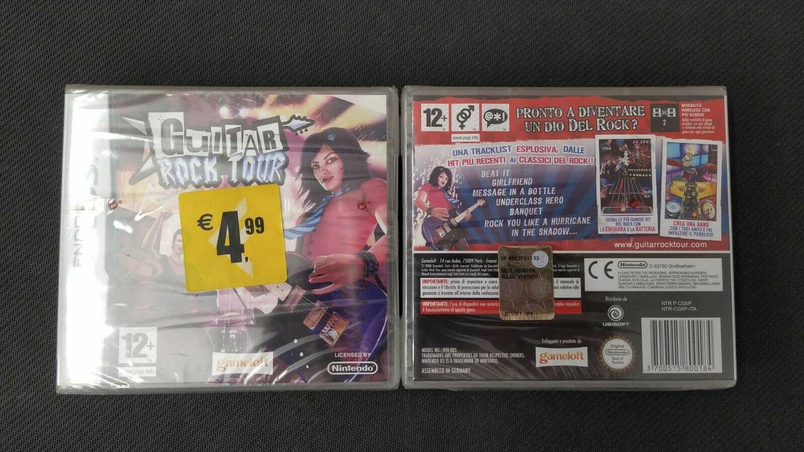 GUITAR HERO ROCK TOUR NINTENDO DS GAMELOFT