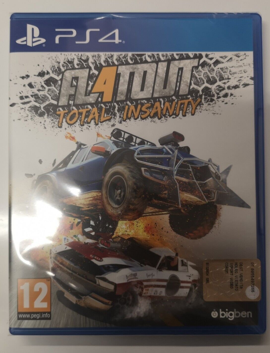 FLATOUT TOTAL INSANITY PS4 PAL ITA NUOVO DA ESPOSIZIONE NEGOZIO