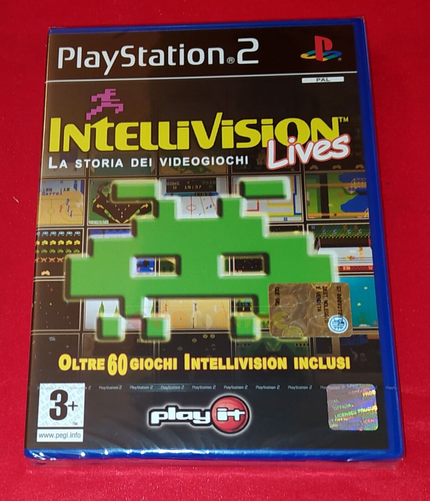 INTELLIVISION LIVES LA STORIA DEI VIDEOGIOCHI Ps2 Vers Italiana 1ª Ed SIGILLATO