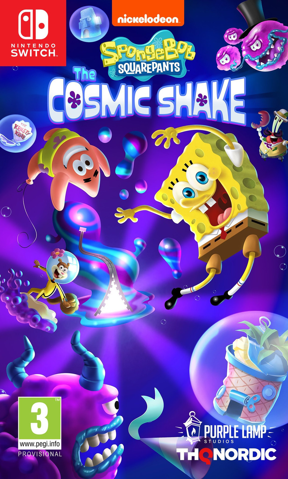 SpongeBob SquarePants The Cosmic Shake Juego para Consola Nintendo Switch
