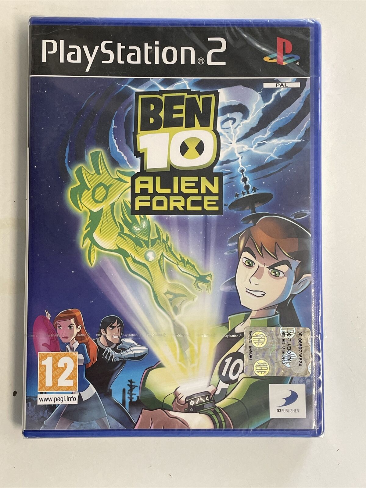 BEN 10 ALIEN FORCE - PS2 - nuovo,sigillato - ediz. italiana