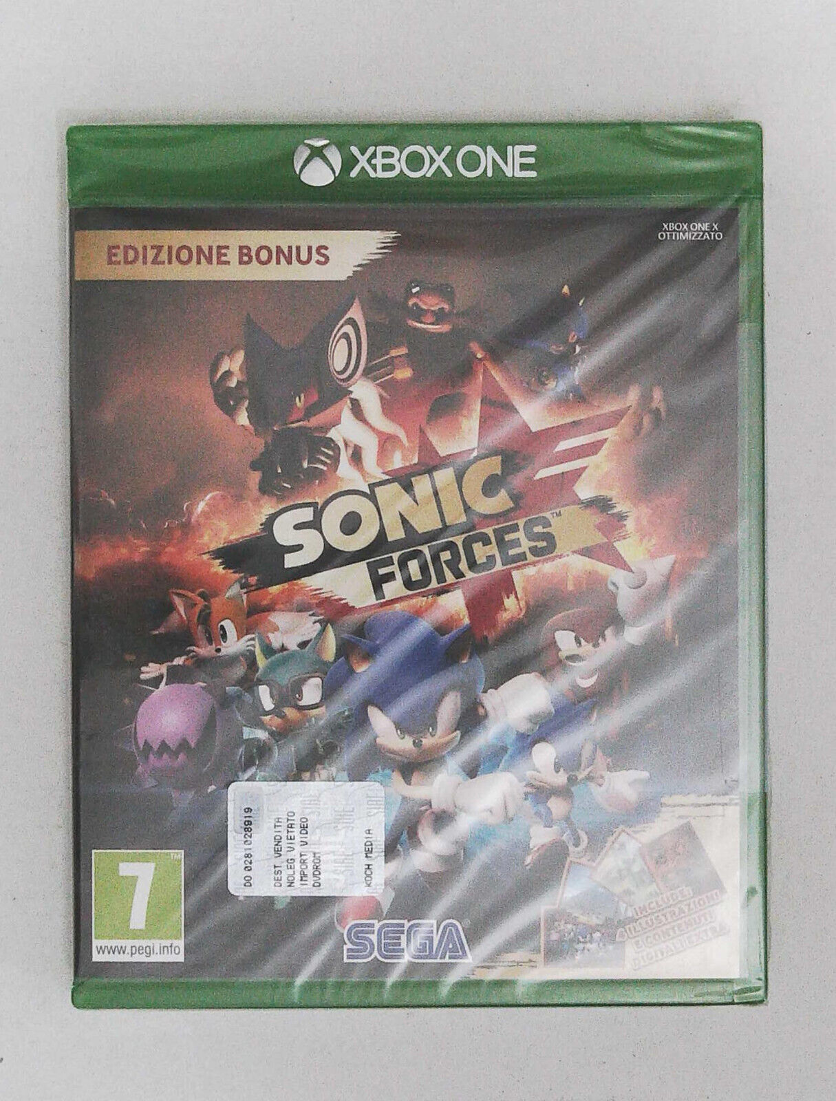 XBOX ONE : SONIC FORCES - EDIZIONE BONUS - Nuovo, ITALIANO ! Comp. Xbox Series X