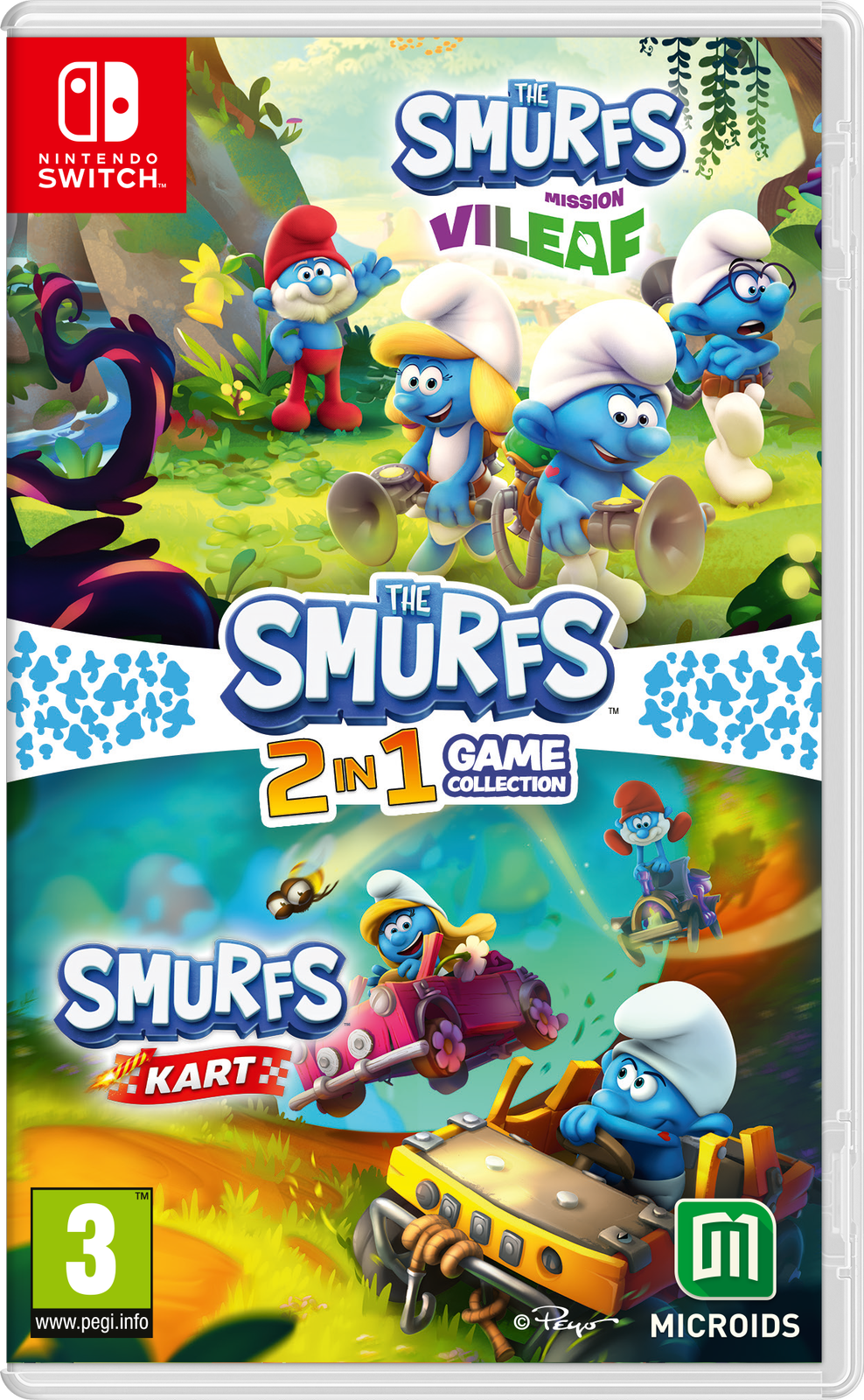 Smurfs 2 in 1 Game Collection Juego Fisico para Consola Nintendo Switch