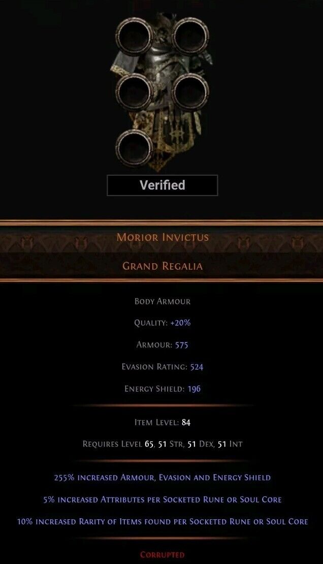 Morior Invictus Grand Regalia - Early Access Softcore Path of Exile 2 PC PoE 2