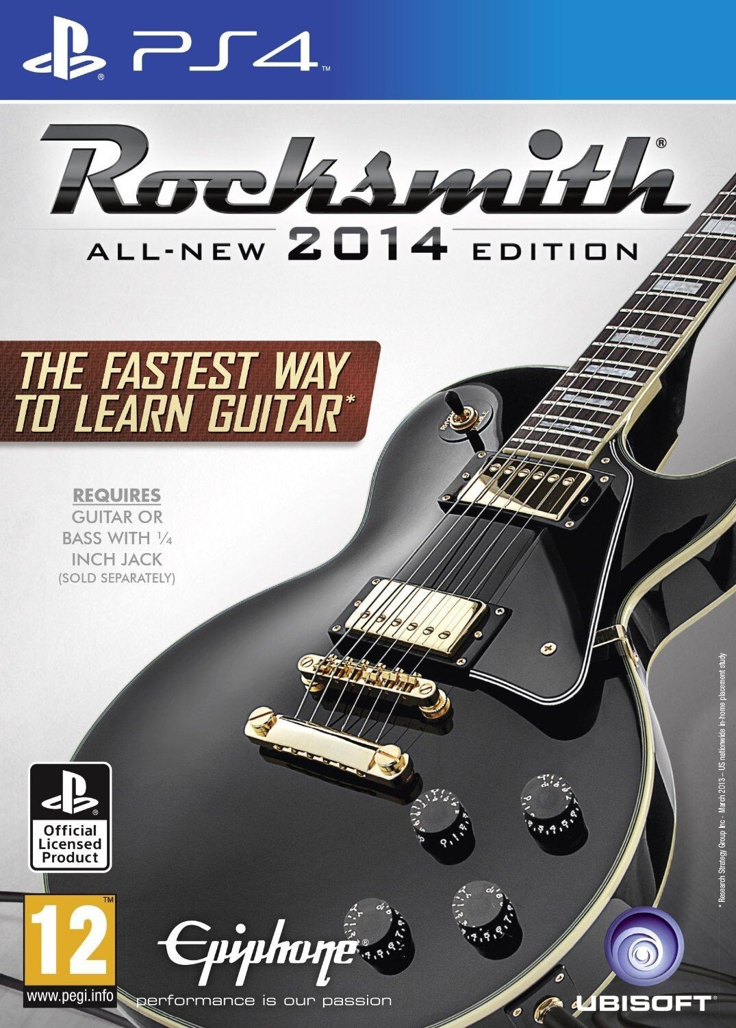 Rocksmith 2014 Edition (w/ Cable) Juego para Consola PlayStation 4 PS4