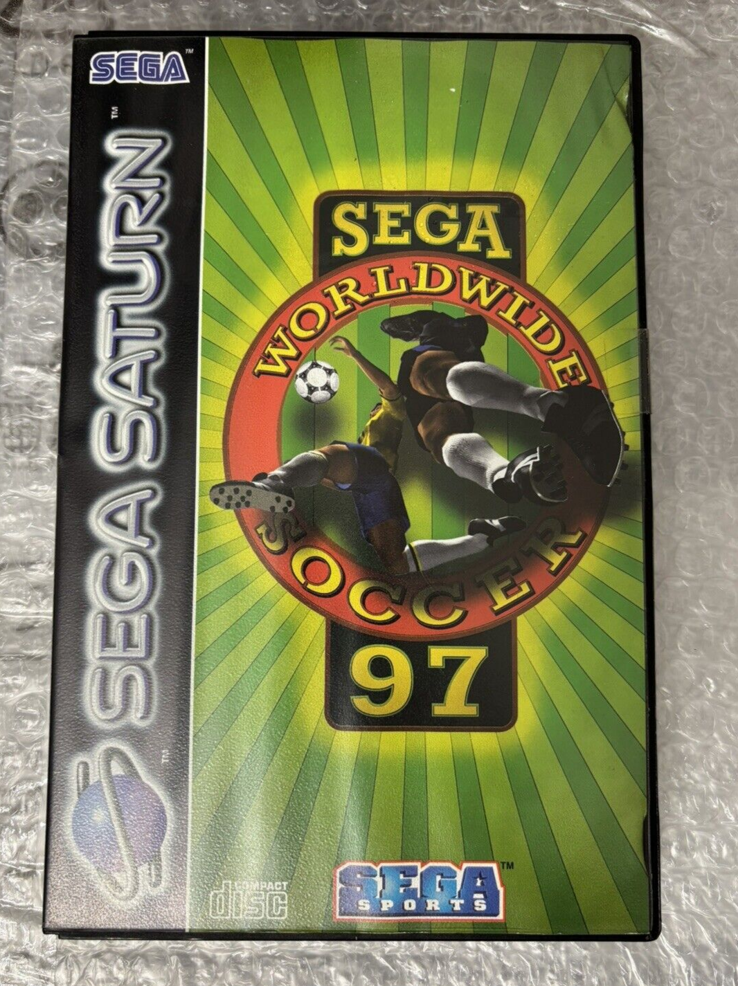 Worldwide Soccer Wws 97 SEGA SATURN NEW NEVER USED unsold warehouse stock SEALED