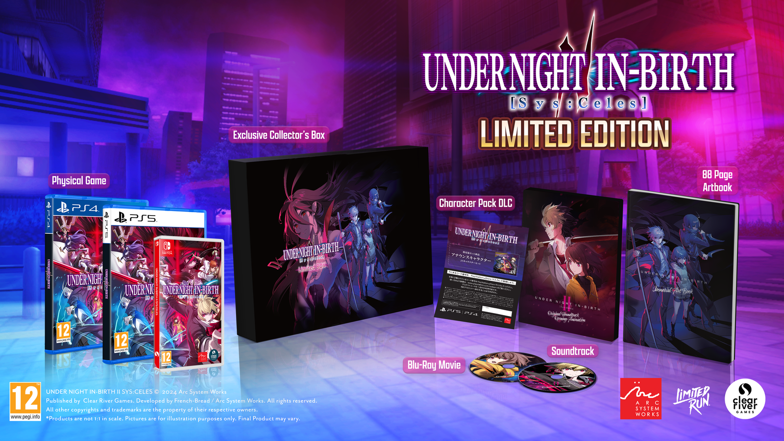 Under Night In Birth 2 (Limited Edition) Juego para Consola Nintendo Switch