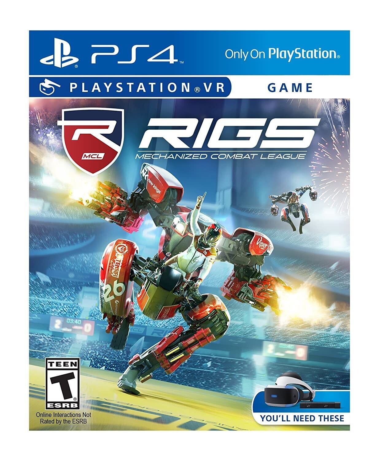 RIGS Mechanized Combat League (VR) Juego Fisico para Consola PlayStation 4 PS4