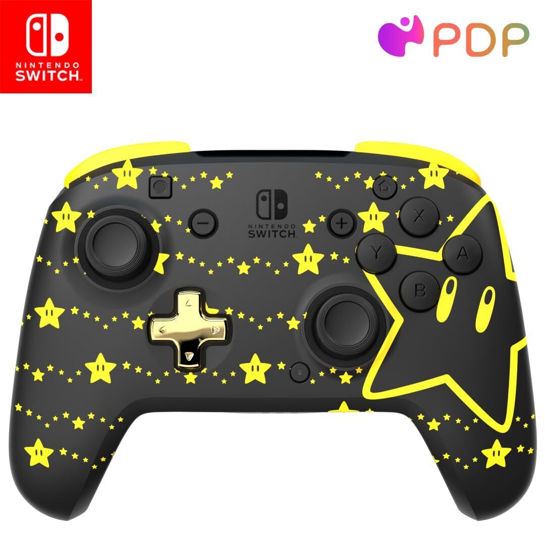 PDP REMATCH GLOW Wireless Controller Mario Stars (Nintendo Switch)