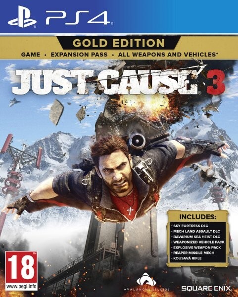 Just Cause 3 Gold Edition Juego para Consola Sony PlayStation 4, PS4 [PAL ES]
