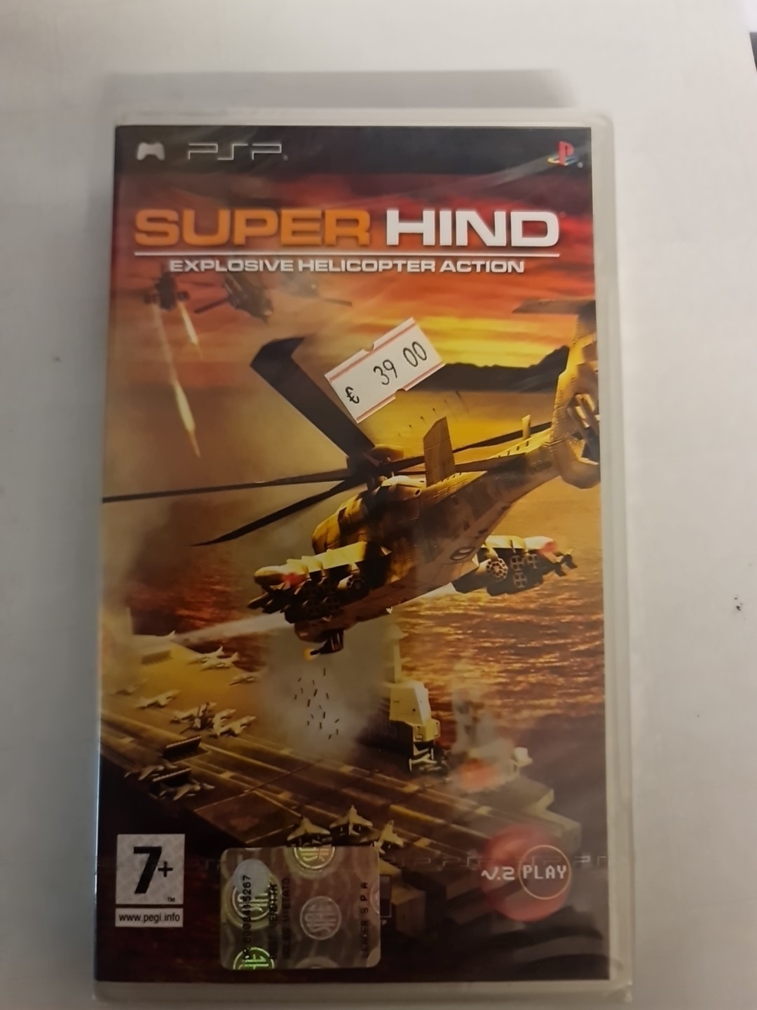 super hind explosive helicopter action psp nuovo
